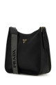Black leather shoulder bag PRADA (1BC073V7NO2DKV)