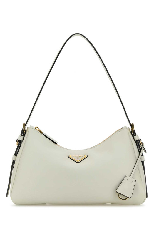 White leather medium AimÃ©e shoulder bag PRADA (1BC229VLVM2CYS)