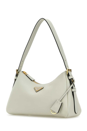 White leather medium AimÃ©e shoulder bag PRADA (1BC229VLVM2CYS)