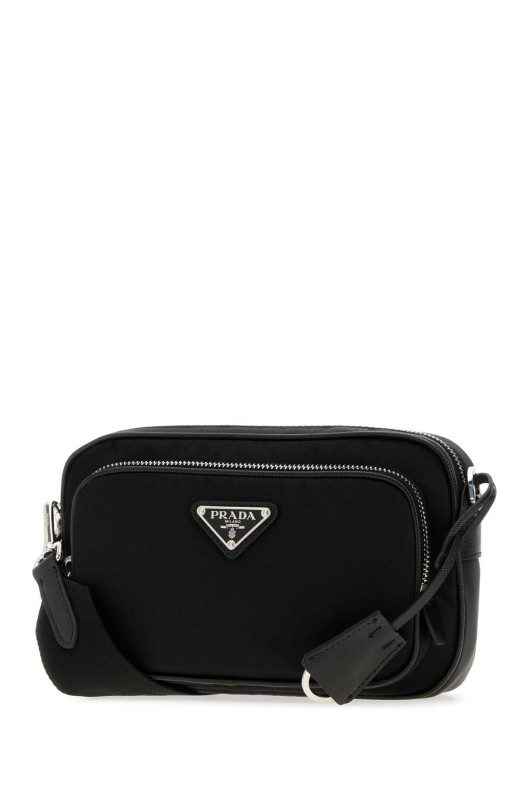 Black Re-Nylon crossbody bag Black PRADA (1BH226R064)