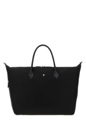 Black canvas Weekender 43 travel bag MONTBLANC (221656)