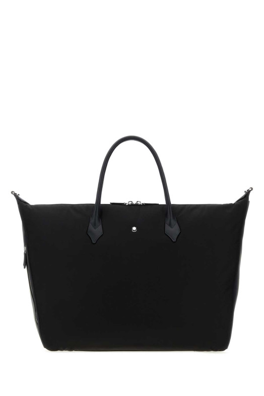 Black canvas Weekender 43 travel bag MONTBLANC (221656)