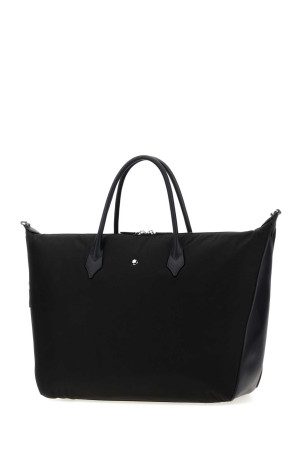Black canvas Weekender 43 travel bag MONTBLANC (221656)