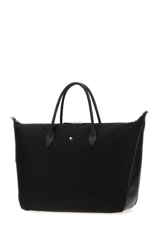 Black canvas Weekender 43 travel bag MONTBLANC (221656)