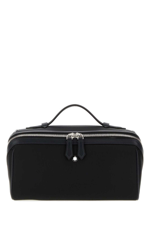 Black canvas handbag MONTBLANC (222295)