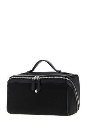Black canvas handbag MONTBLANC (222295)