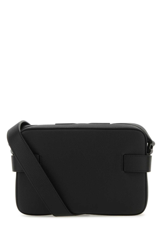 Black leather crossbody bag Black SALVATORE FERRAGAMO (241304763937)