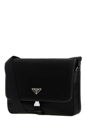 Black canvas shopping bag Black PRADA (2VD0872DMH)