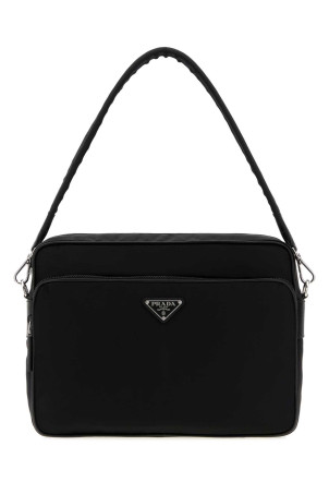 Black canvas shopping bag Black PRADA (2VH2032DMH)