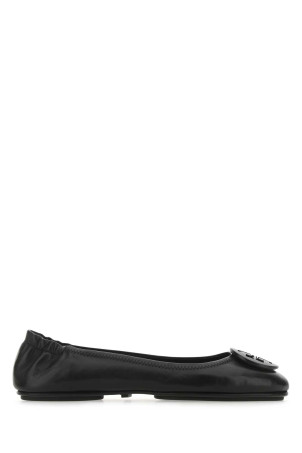 Black nappa leather Minnie ballerinas Black TORY BURCH (49350)