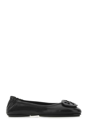 Black nappa leather Minnie ballerinas Black TORY BURCH (49350)