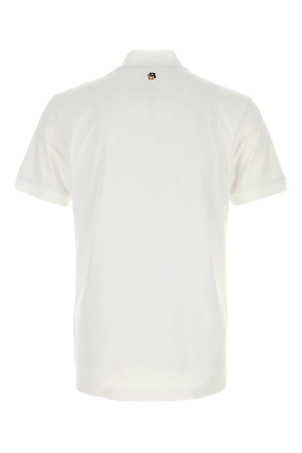 White polyester t-shirt White BOSS (50554545)