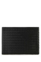 Black leather Intrecciato clutch BOTTEGA VENETA (607479VCPQ5)