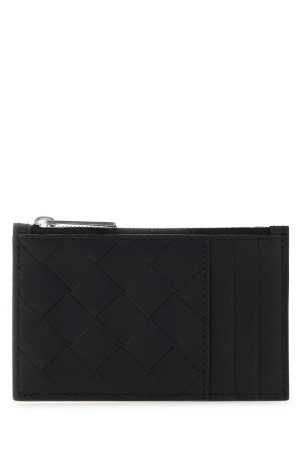 Black leather card holder BOTTEGA VENETA (679802VCPQ3)