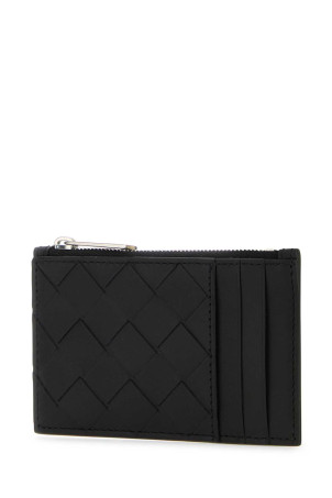 Black leather card holder BOTTEGA VENETA (679802VCPQ3)