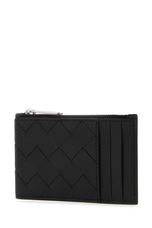 Black leather card holder BOTTEGA VENETA (679802VCPQ3)