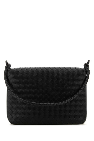 Black leather shoulder bag BOTTEGA VENETA (795074V2HL1)