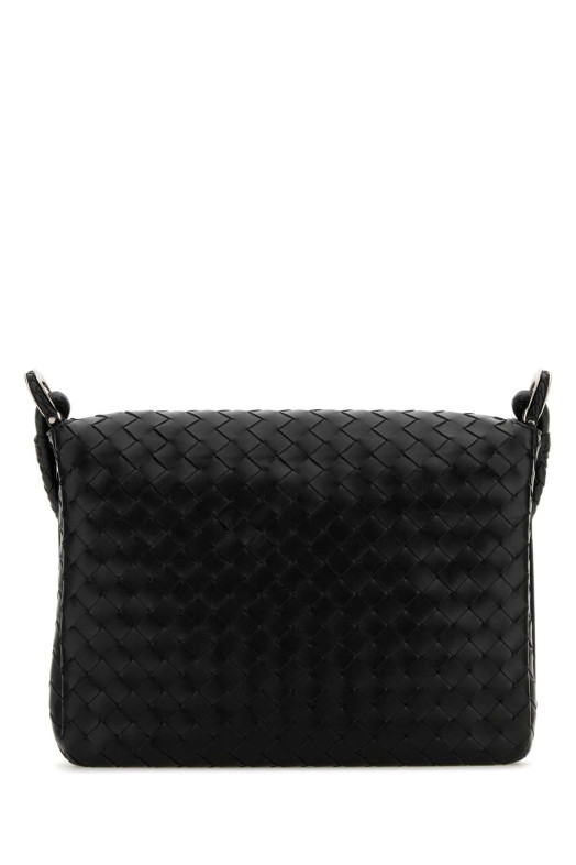 Black leather shoulder bag BOTTEGA VENETA (795074V2HL1)
