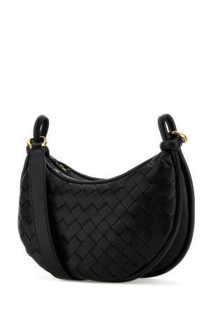 Black leather Gemelli crossbody bag BOTTEGA VENETA (796638V1W51)