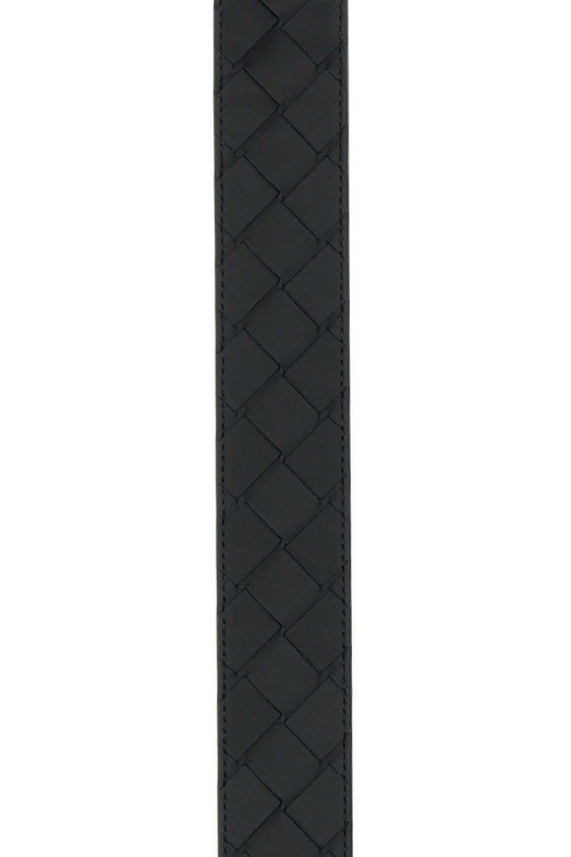Black leather Watch belt BOTTEGA VENETA (799046V4KF1)