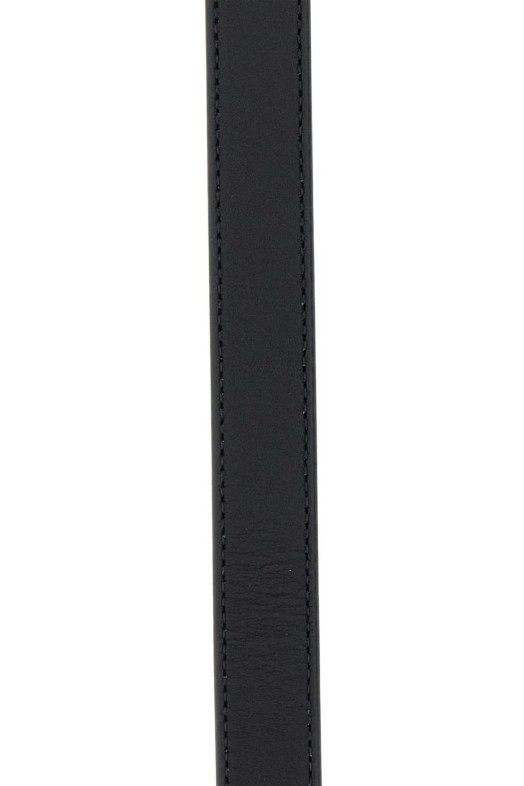 Black leather belt BOTTEGA VENETA (799697VALKO)