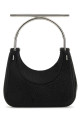Black leather mini Cross-Bar handbag Black ALEXANDER MCQUEEN (8035251VDBB)
