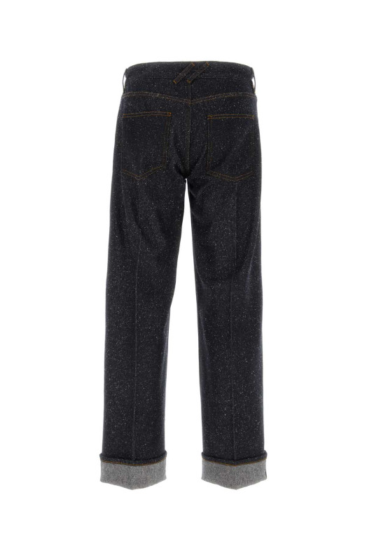 Melange blue denim jeans BURBERRY (8104333R)