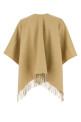 Beige wool reversibile cape BURBERRY (8122805)