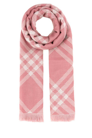 Embroidered wool blend scarf BURBERRY (8123251)