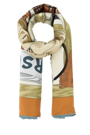 Printed silk foulard BURBERRY (8125643)