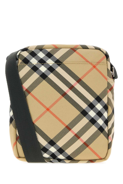 Embroidered canvas Check crossbody bag BURBERRY (8125759)