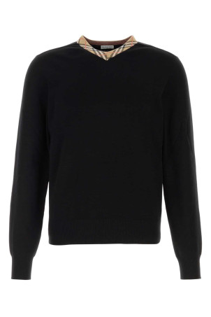 Black wool sweater Black BURBERRY (8127128)