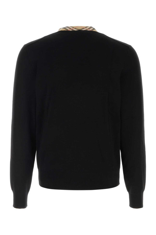 Black wool sweater Black BURBERRY (8127128)