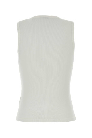 White cotton tank top BURBERRY (8127208)