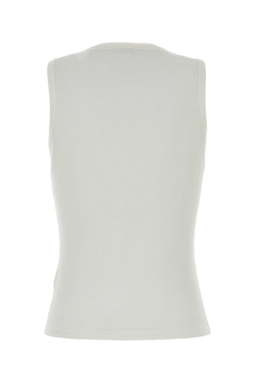 White cotton tank top BURBERRY (8127208)