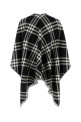 Embroidered wool blend cape Black BURBERRY (8129970)