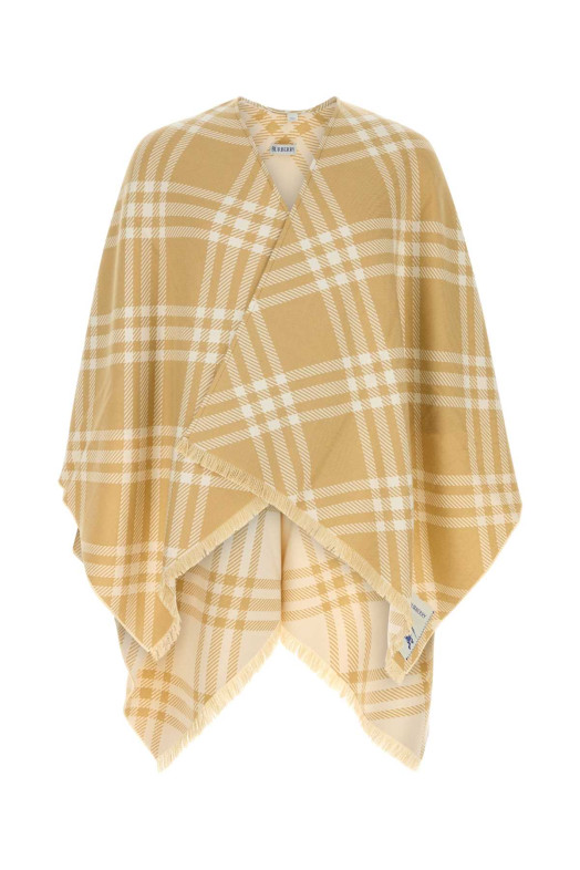 Embroidered wool blend cape BURBERRY (8129971)