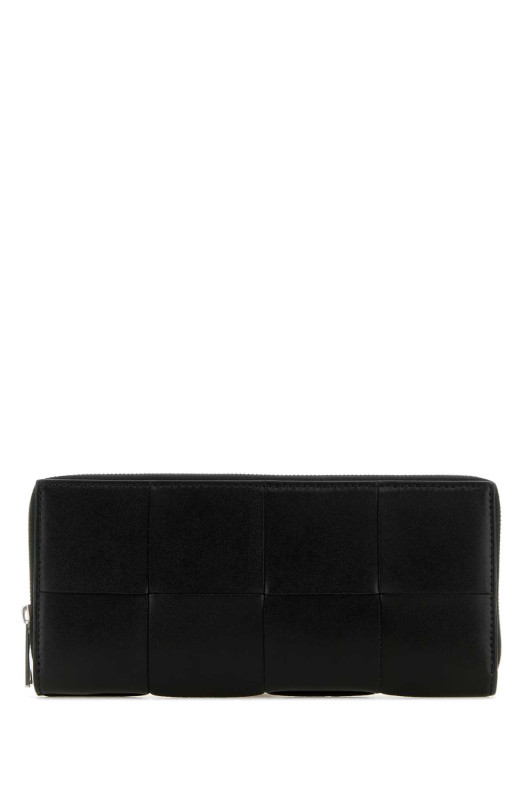 Black leather Intrecciato wallet BOTTEGA VENETA (821964VBWD2)