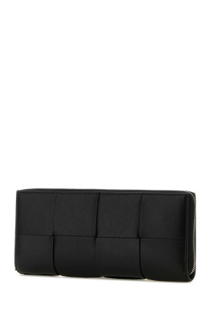 Black leather Intrecciato wallet BOTTEGA VENETA (821964VBWD2)