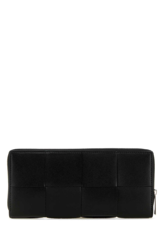 Black leather Intrecciato wallet BOTTEGA VENETA (821964VBWD2)