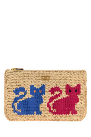 Клатч Raffia VLogo Signature від VALENTINO GARAVANI (8W2P0AZ4TNC)