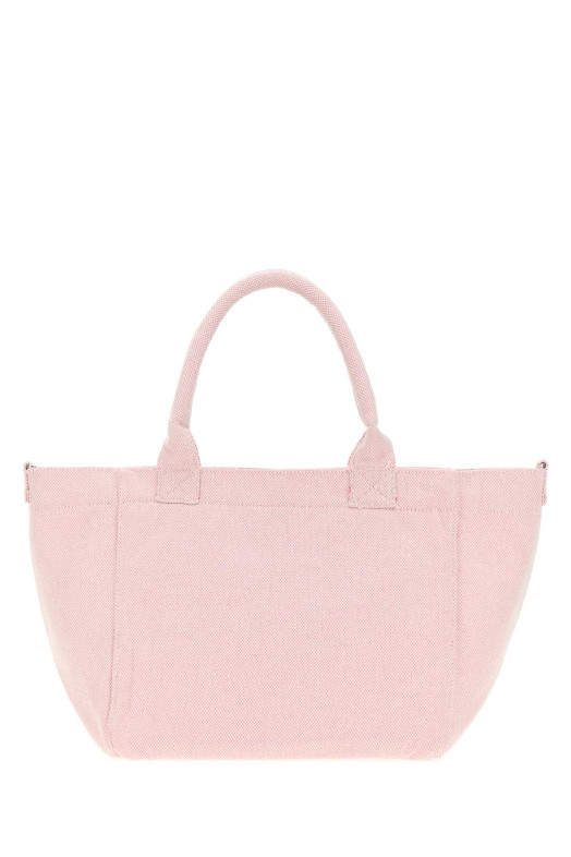 Pink canvas small Trapeze shopping bag GANNI (B2110089)