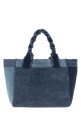 Denim medium Trapeze shopping bag GANNI (B2110090)