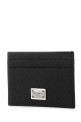 Black leather card holder Black DOLCE & GABBANA (BP0330AG219)