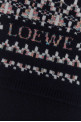 Midnight blue wool blend scarf LOEWE (FSA8SS1K10)