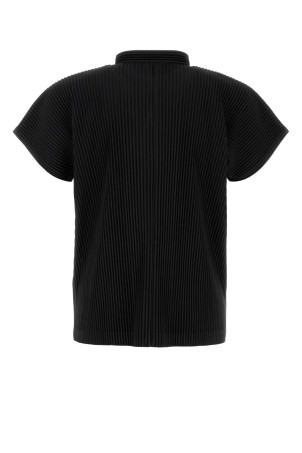 Black polyester shirt HOMME PLISSE' ISSEY MIYAKE (HP66JJ042)