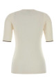 Ivory cashmere blend t-shirt BRUNELLO CUCINELLI (M13847400)