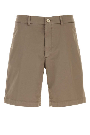 Mud stretch cotton bermuda shorts BRUNELLO CUCINELLI (M289LU0010)