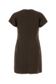 Brown viscose blend dress BRUNELLO CUCINELLI (MH126AFR72)