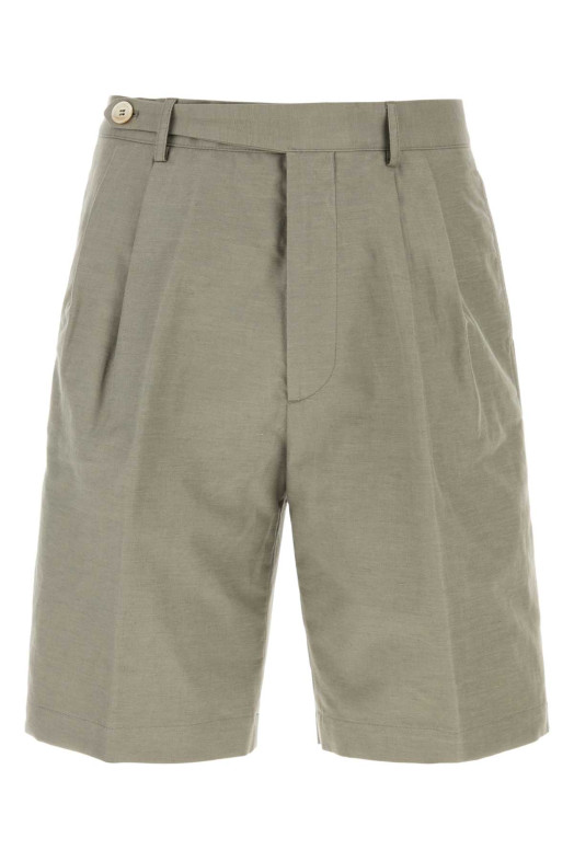 Dark grey cotton blend bermuda shorts BRUNELLO CUCINELLI (MH262G0620)